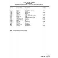 Aviation Part L218V for Cessna 750 Aircraft