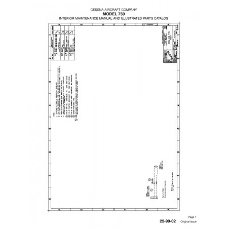 Original Issue (25-99-02) — Cessna 750 Original Issue (25-99-02) — Cessna 750