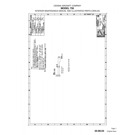 Original Issue (25-99-04) — Cessna 750 Original Issue (25-99-04) — Cessna 750