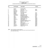Aviation Part TKL100-009-01 for Cessna 680 Aircraft
