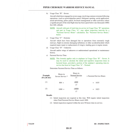 Aviation Part (III-35) — Piper PA-28-161 Aviation Part (III-35) — Piper PA-28-161