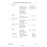 Aviation Part 60297-30 for Piper PA-28-161 Aircraft Aviation Part 60297-30 for Piper PA-28-161 Aircraft
