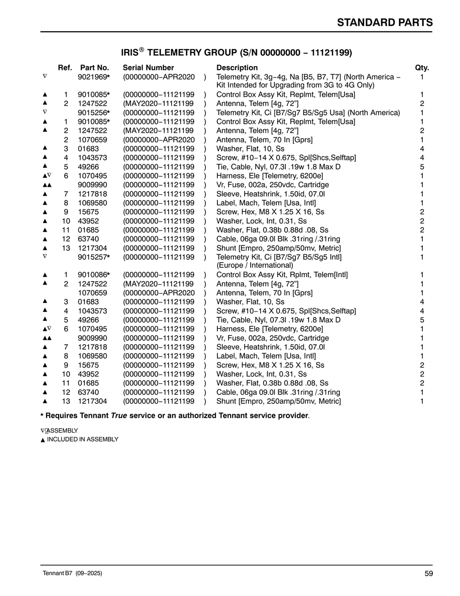 Aviation Part 43952 for Vans Aircraft Rv 7 Aircraft