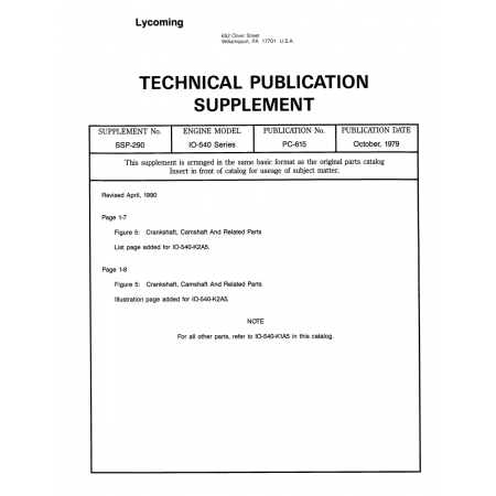 Aviation Part (SSP-290)