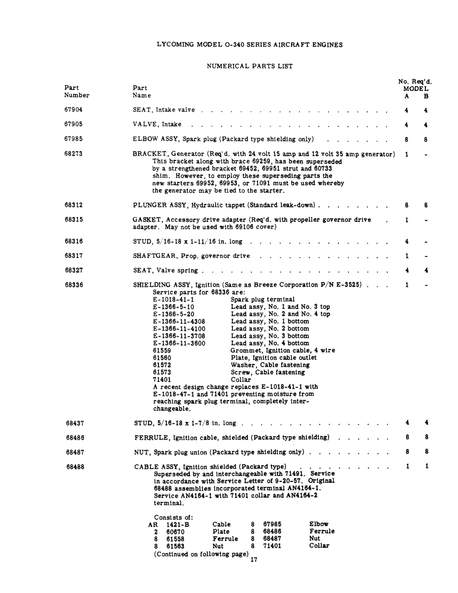 Aviation Part E-1366-11-4100