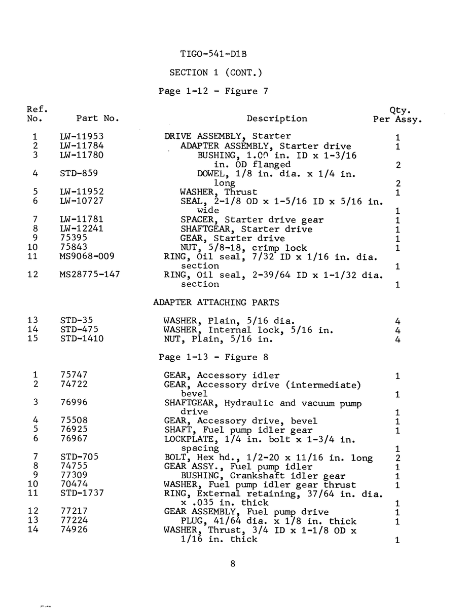 Aviation Part LW-12241
