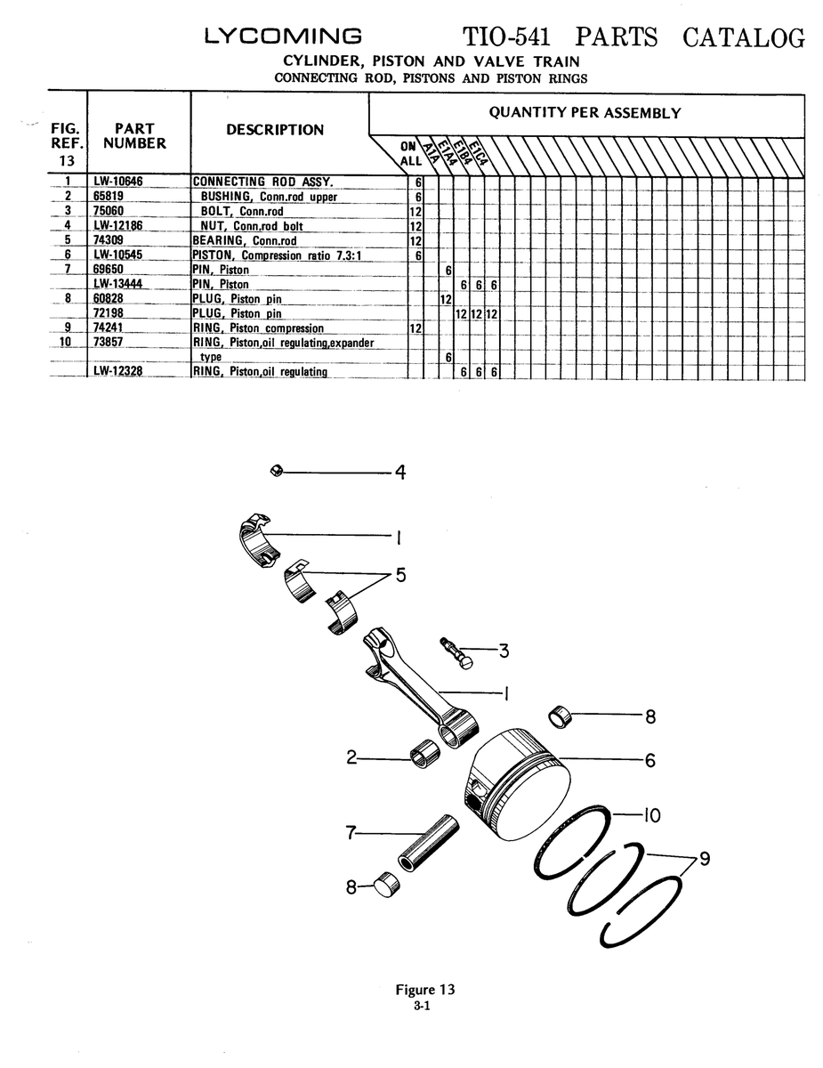 Aviation Part LW-12328