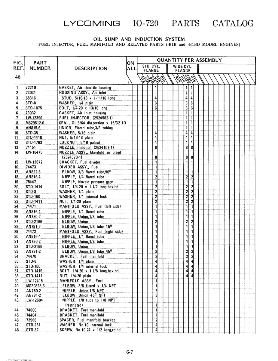 Aviation Part LW-12415