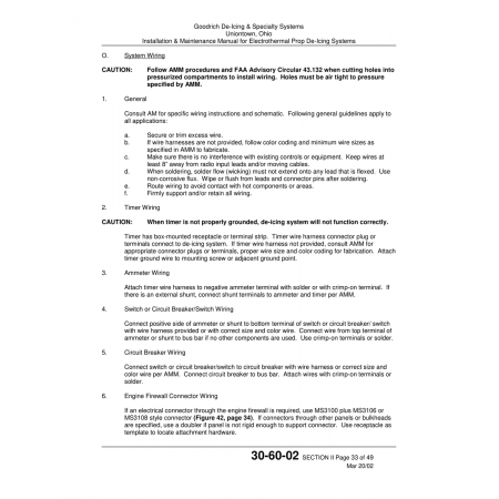 If an electrical connector through the engine firewall is required, use plus MS3106 or (MS3100) If an electrical connector through the engine firewall is required, use plus MS3106 or (MS3100)