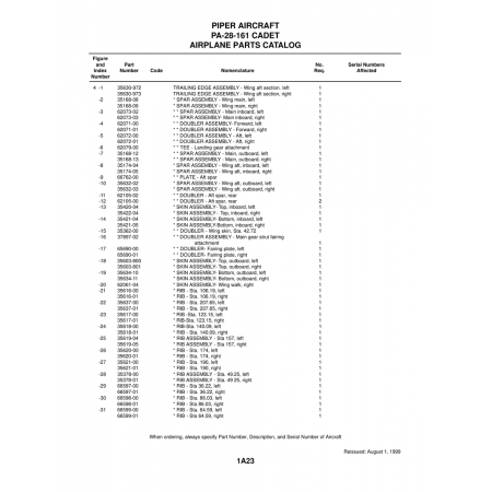 Aviation Part (62079-00) — Piper PA-28-161