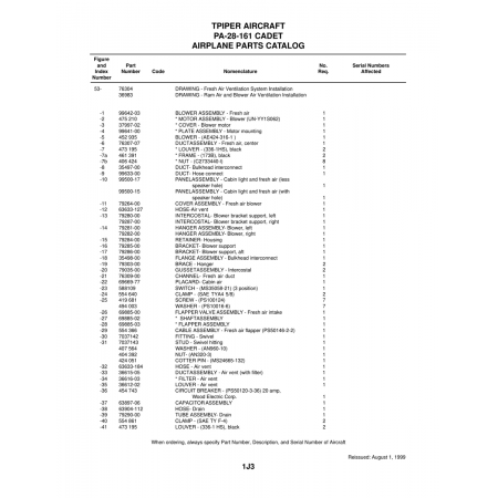 Aviation Part (63633-127) — Piper PA-28-161 Aviation Part (63633-127) — Piper PA-28-161