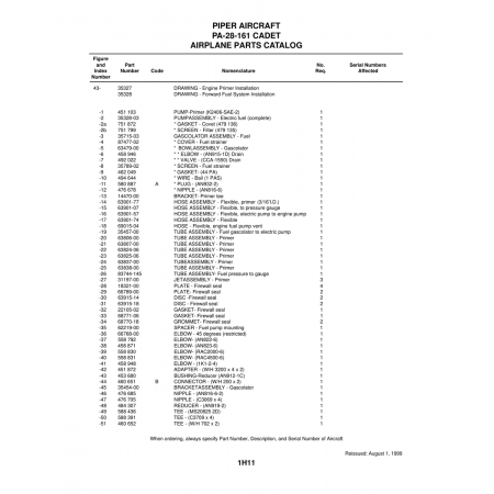 Aviation Part (63901-74) — Piper PA-28-161 Aviation Part (63901-74) — Piper PA-28-161