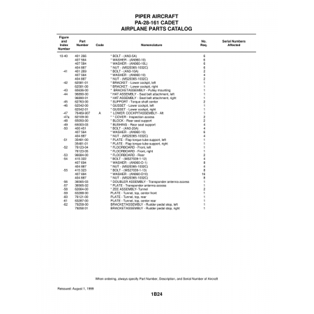 Aviation Part (96684-00) — Piper PA-28-161 Aviation Part (96684-00) — Piper PA-28-161