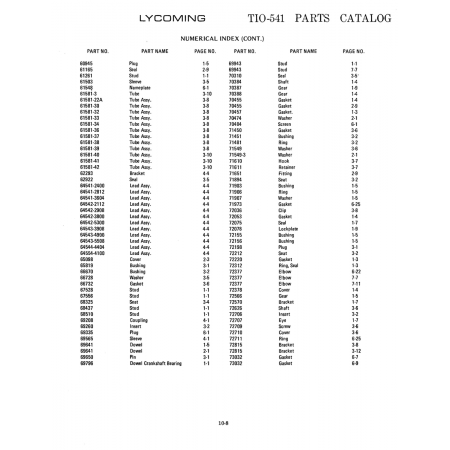 Aviation Part (64541-2400) Aviation Part (64541-2400)