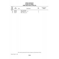 Aviation Part 35158-00 for Piper PA-28-161 Aircraft Aviation Part 35158-00 for Piper PA-28-161 Aircraft