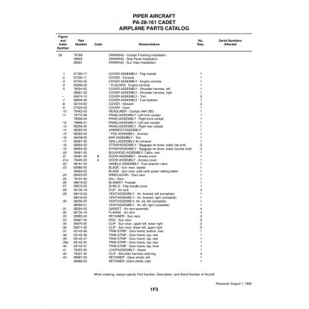 Aviation Part (99818-02) — Piper PA-28-161