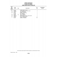 Aviation Part 79653-135 for Piper PA-28-161 Aircraft Aviation Part 79653-135 for Piper PA-28-161 Aircraft