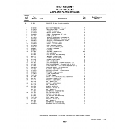 Aviation Part (24048-00) — Piper PA-28-161 Aviation Part (24048-00) — Piper PA-28-161