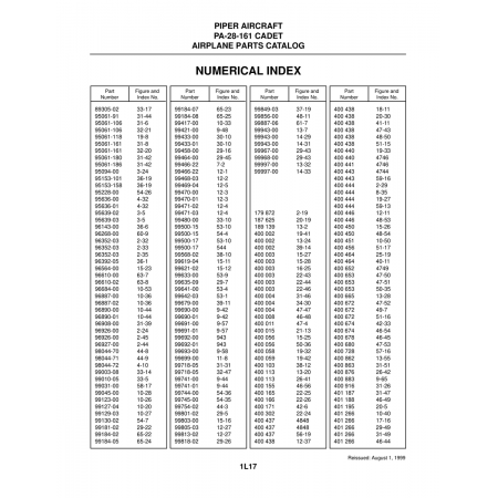 Aviation Part (99181-02) — Piper PA-28-161