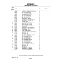 Aviation Part 38218-00 for Piper PA-28-236 Dakota Aircraft Aviation Part 38218-00 for Piper PA-28-236 Dakota Aircraft