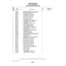 Aviation Part 35118-803 for Piper PA-28-236 Dakota Aircraft
