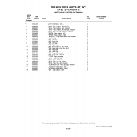 Aviation Part 65595-01 for Piper PA-28-161 Warrior Aircraft