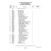 Aviation Part 79585-902 for Piper PA-28-161 Warrior Aircraft Aviation Part 79585-902 for Piper PA-28-161 Warrior Aircraft