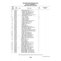 Aviation Part 67259-12 for Piper PA-28-161 Warrior Aircraft Aviation Part 67259-12 for Piper PA-28-161 Warrior Aircraft