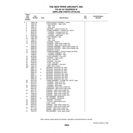 Aviation Part (69891-04) — Piper PA-28-161 Warrior