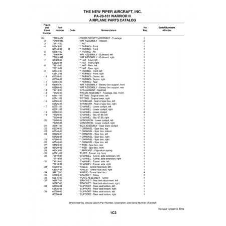 Aviation Part (62268-00) — Piper PA-28-161 Warrior Aviation Part (62268-00) — Piper PA-28-161 Warrior