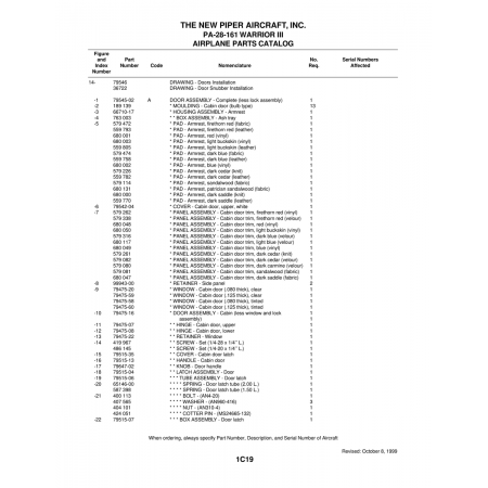Aviation Part (79542-04) — Piper PA-28-161 Warrior