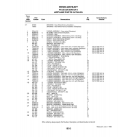 Aviation Part 79890-900 for Piper PA-28-161 Warrior Aircraft Aviation Part 79890-900 for Piper PA-28-161 Warrior Aircraft
