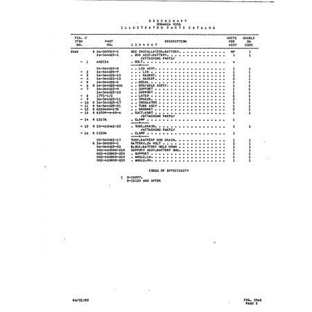Aviation Part (36-364025-23) — Beechcraft V35 Aviation Part (36-364025-23) — Beechcraft V35