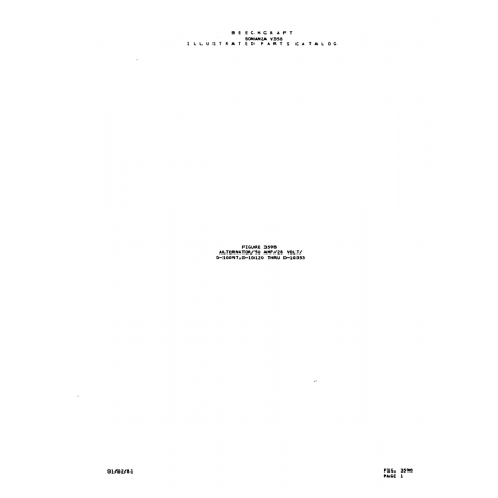 Aviation Part (0-100911D-10120) — Beechcraft V35