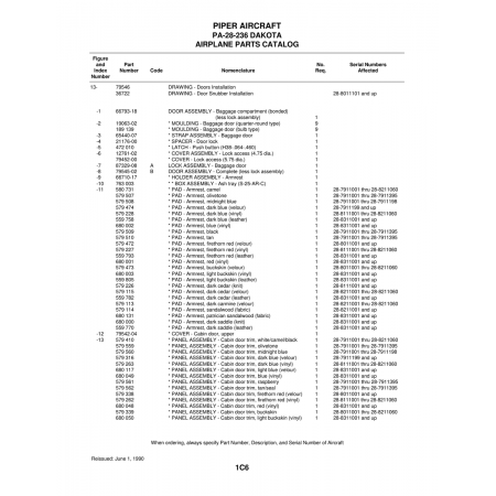 Aviation Part (21176-00) — Piper PA-28 Cherokee Aviation Part (21176-00) — Piper PA-28 Cherokee