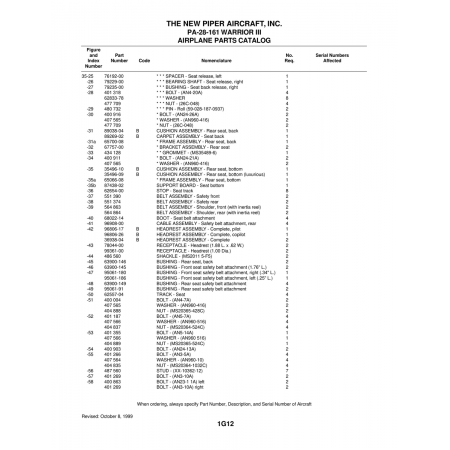 Aviation Part (63900-146) — Piper PA-28-161 Warrior