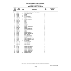 Aviation Part 87777-36 for Piper PA-28-161 Warrior Aircraft