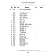 Aviation Part 17766-06 for Piper PA-28 Cherokee Aircraft