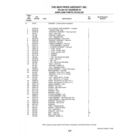 Aviation Part (63781-07) — Piper PA-28-161 Warrior