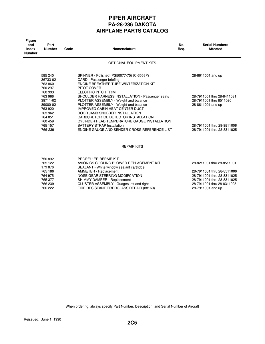 Spinner PS50077-75 for Piper PA-28-236 Dakota Aircraft
