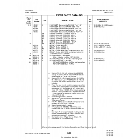 Aviation Part (63631-00) — Piper PA-28 Cherokee Aviation Part (63631-00) — Piper PA-28 Cherokee