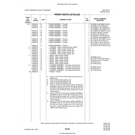 Aviation Part (65845-04) — Piper PA-28 Cherokee Aviation Part (65845-04) — Piper PA-28 Cherokee