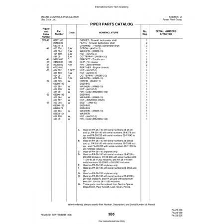 Aviation Part (22103-03) — Piper PA-28 Cherokee Aviation Part (22103-03) — Piper PA-28 Cherokee