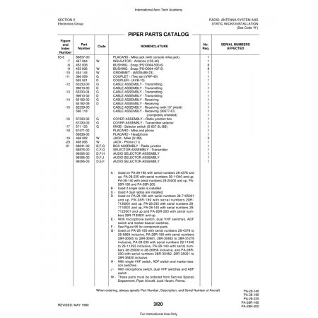 Aviation Part (65333-04) — Piper PA-28 Cherokee Aviation Part (65333-04) — Piper PA-28 Cherokee
