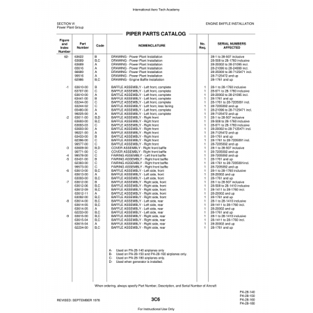 Aviation Part (63441-00) — Piper PA-28 Cherokee Aviation Part (63441-00) — Piper PA-28 Cherokee
