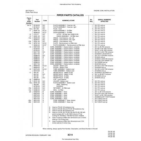 Aviation Part (63619-08) — Piper PA-28 Cherokee Aviation Part (63619-08) — Piper PA-28 Cherokee