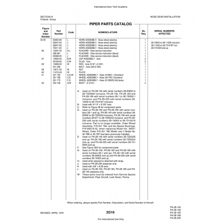 Aviation Part (65047-00) — Piper PA-28 Cherokee Aviation Part (65047-00) — Piper PA-28 Cherokee