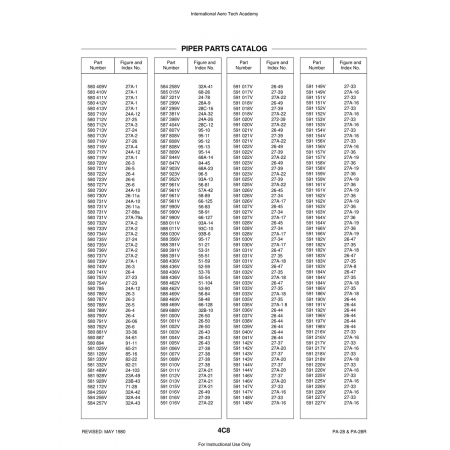 Aviation Part (24-103) — Piper PA-28 Cherokee Aviation Part (24-103) — Piper PA-28 Cherokee