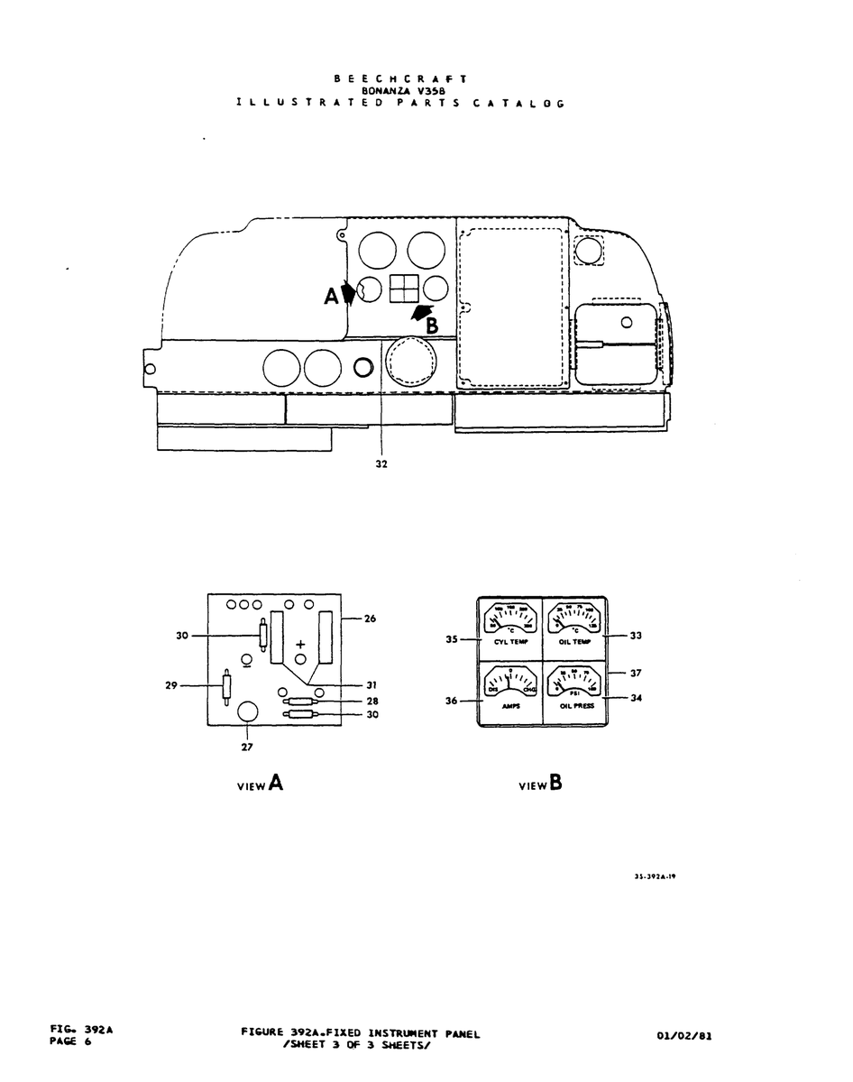 92* F1OU86 for Beechcraft V35 Aircraft