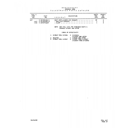 Aircraft Bolt (AN737TYL07) — Beechcraft V35 Aircraft Bolt (AN737TYL07) — Beechcraft V35